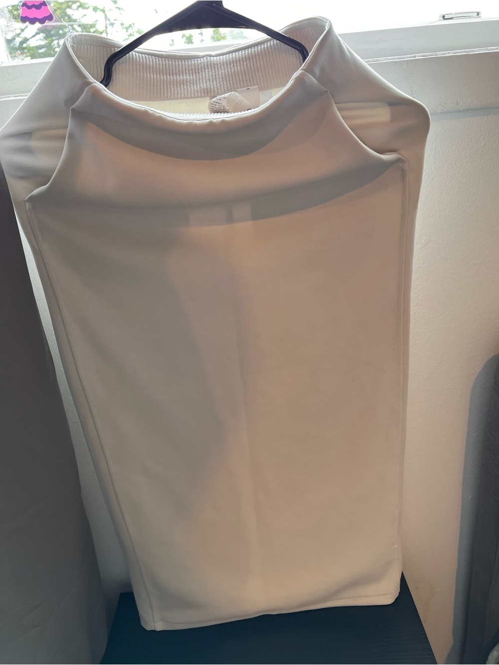 lululemon athletica Cream Ribbed Waistband Active Skirt